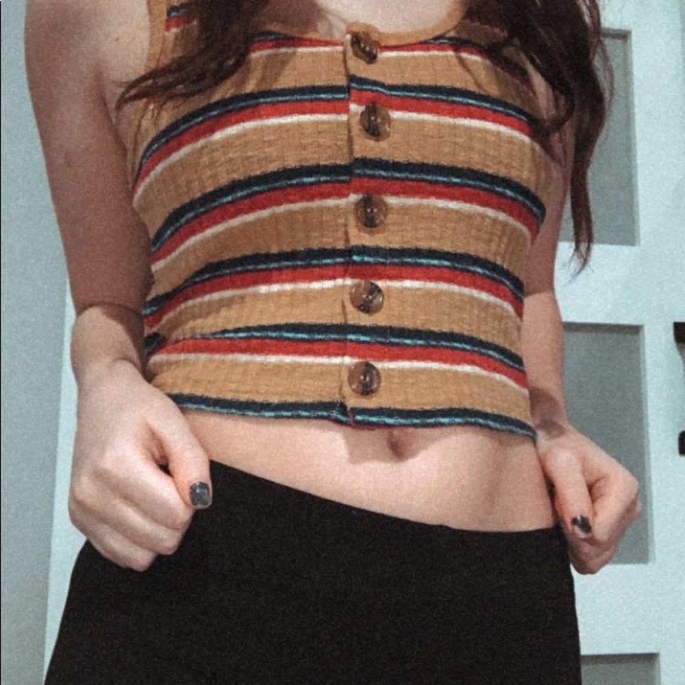 striped tank top